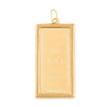 24K Yellow Gold Bar with 14K Yellow Gold Frame 2.50 Grams - Sticky add to cart bar