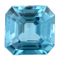 AAAA Cambodian Blue Zircon (Asscher Cut Free Size) 3.75 ctw - Sticky add to cart bar