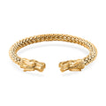 Bali Legacy Dragon Cuff Bracelet in Vermeil YG Over Sterling Silver (7.25 In) (44.78 g) - Sticky add to cart bar