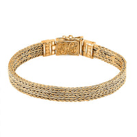 Bali Legacy Vermeil YG Over Sterling Silver Tulang Naga Bracelet (6.50 In) (25.40 g)