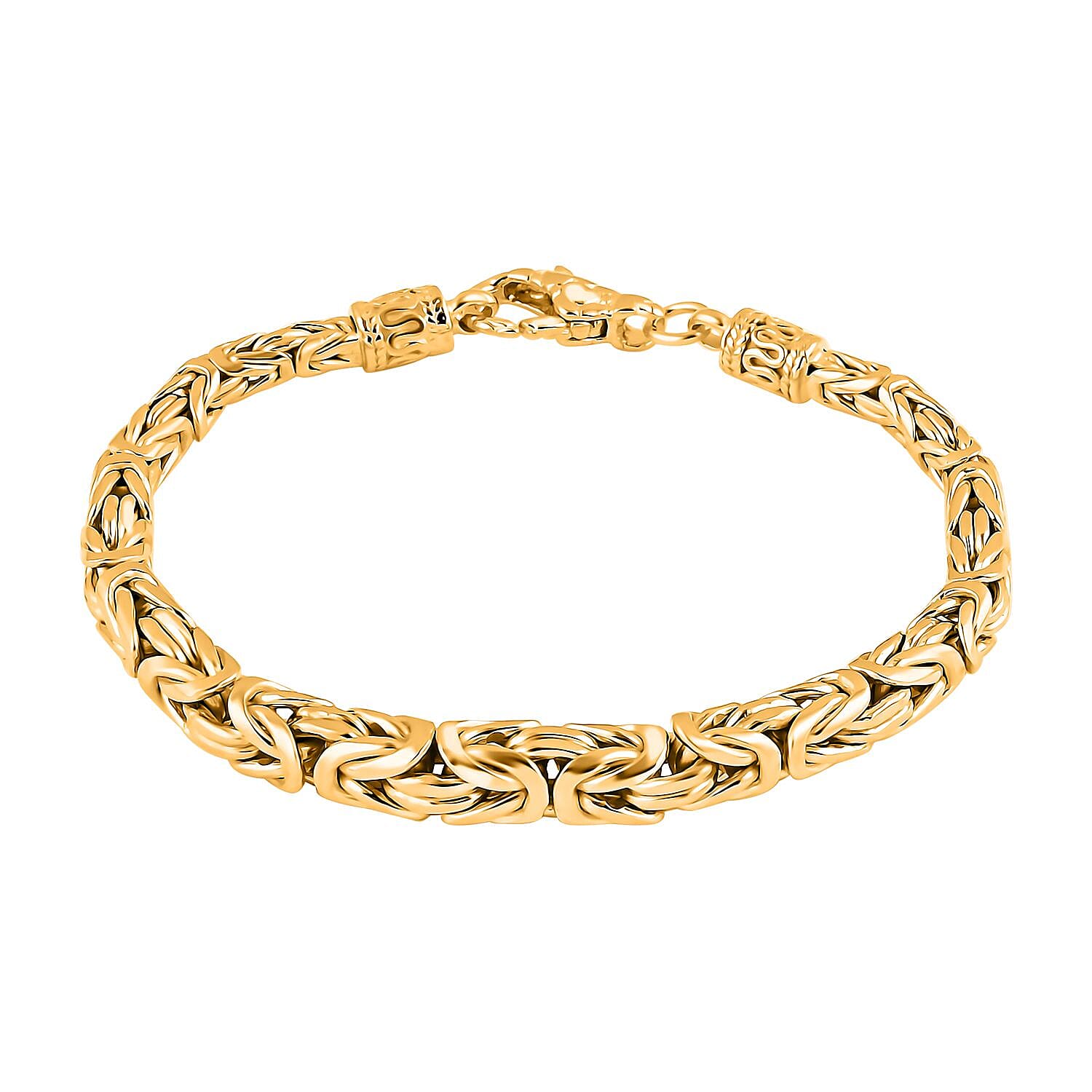 Bali Legacy Vermeil YG Over Sterling Silver Borobudur Bracelet (6.50 In) (29.25 g)