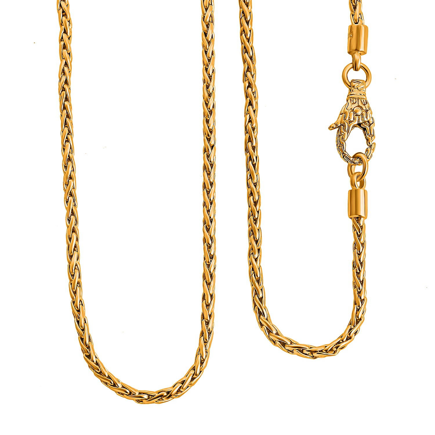 Bali Legacy Vermeil Yellow Gold Over Sterling Silver Padian Necklace 22 Inches 18.66 Grams