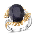 Niassa Ruby (FF), Moissanite Dragon Ring in Rhodium Sterling Silver (Size 10.0) 14.90 ctw - Sticky add to cart bar