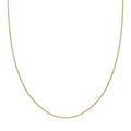 14K Yellow Gold Over Sterling Silver Cube Chain 20 Inches 1.75 Grams - Sticky add to cart bar