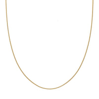 14K Yellow Gold Over Sterling Silver Cube Chain 20 Inches 1.75 Grams