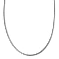 Snake Chain Necklace in Silvertone 20-22 Inches - Sticky add to cart bar