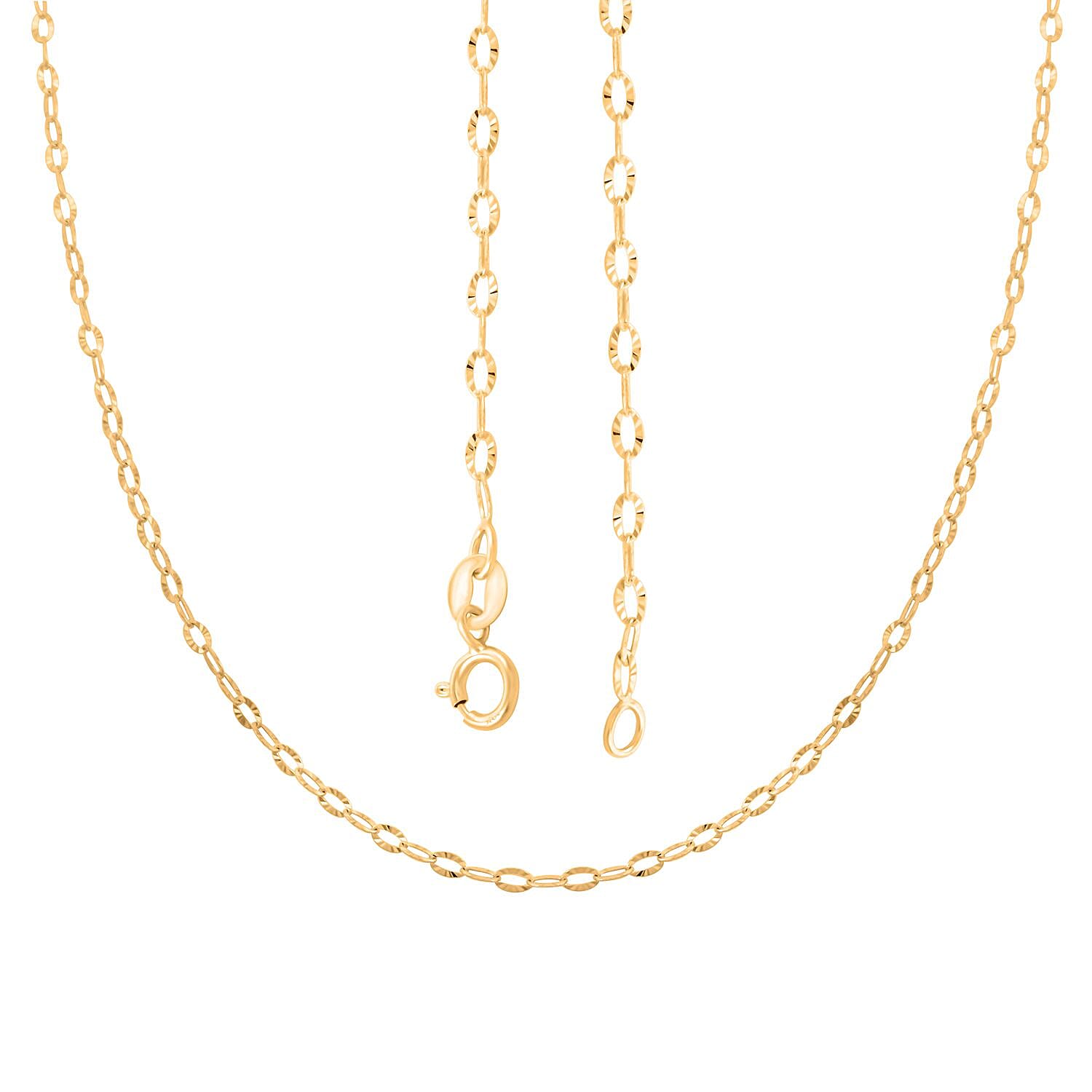Italian 1.8mm Tuscan Sun Chain in 10K Yellow Gold 1 Grams 18 Inches