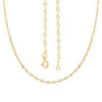Italian 1.8mm Tuscan Sun Chain in 10K Yellow Gold 1 Grams 18 Inches