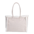 Beige Faux Fur Plush Tote Bag (16.5"x7.9"x14.6") - Sticky add to cart bar
