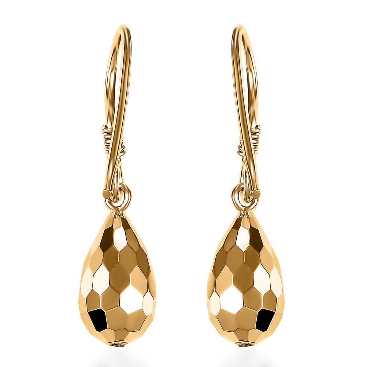 Lever Back Earrings in 10K Yellow Gold 2.0 Grams