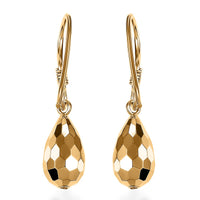 Lever Back Earrings in 10K Yellow Gold 2.0 Grams