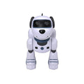 Multi-Functional Robotic Stunt Toy Dog with Remote Control and LED Eyes - Gray - Sticky add to cart bar