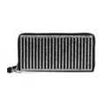 Black Crystal Faux Leather Wallet (7.48"X3.74"x1.1") - Sticky add to cart bar