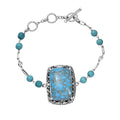African Malachite Toggle Clasp 50.20 ctw Bracelet in 950 Copper (7.25 In) - Sticky add to cart bar