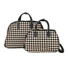 Black & White Diamond Check Print