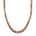 Golden Rutilated Quartz 320.00 ctw Beaded Necklace in 14K Yellow Gold Over Sterling Silver 20 Inches - Sticky add to cart bar