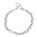 Oval Link Chain Bracelet in Sterling Silver (7.25 In) 8 Grams - Sticky add to cart bar