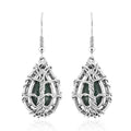 Abalone Shell Tree of Life Earrings in Stainless Steel - Sticky add to cart bar