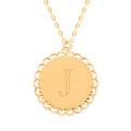 Italian Initials J Necklace in 10K Yellow Gold 1.50 Grams 18-20 Inches - Sticky add to cart bar