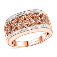 Karis Natural Champagne Diamond Accent Ring