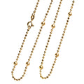 Station Chain Necklace in 14K YG Over Sterling Silver 6 Grams 20 Inches - Sticky add to cart bar