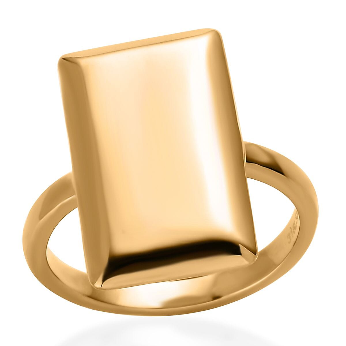 Ring in 18K YG Plated Stainless Steel (Size 9.0)