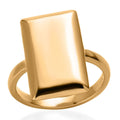 Ring in 18K YG Plated Stainless Steel (Size 9.0) - Sticky add to cart bar