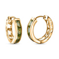 Premium Hebei Peridot 4.75 ctw Hoop Earrings in Vermeil Yellow Gold Over Sterling Silver - Sticky add to cart bar