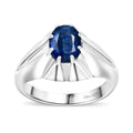 Kashmir Kyanite Star Men's Ring in Rhodium Over Sterling Silver (Size 10.0) 2.50 ctw - Sticky add to cart bar
