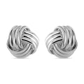 Knot Stud Earrings in Sterling Silver 2.08 Grams - Sticky add to cart bar