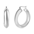 Sterling Silver Hoop Earrings 9.20 Grams - Sticky add to cart bar