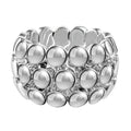 Bubbles Stretch Bracelet in Sterling Silver 64 Grams - Sticky add to cart bar