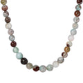 Natural Zimbaprase 182.00 ctw Beaded Necklace in Sterling Silver 20 Inches - Sticky add to cart bar