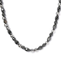 Karis Hematite 160.00 ctw Necklace in Platinum Bond 20 Inches - Sticky add to cart bar