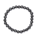 Hematite 162.00 ctw Beaded Stretch Bracelet - Sticky add to cart bar