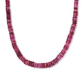 Niassa Ruby (FF) 160.00 ctw Beaded Necklace in Sterling Silver 18 Inches - Sticky add to cart bar