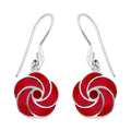 Mediterranean Coral Earrings in Sterling Silver - Sticky add to cart bar