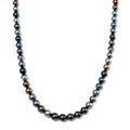 18K Yellow Gold Magnetic Lock Tahitian Pearl 8-10mm Necklace 18 Inches - Sticky add to cart bar