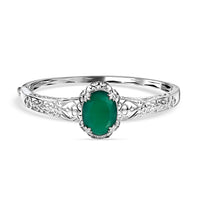 Karis Verde Onyx 14.30 ctw Floral Bangle Bracelet in Platinum Bond (7.25 In)