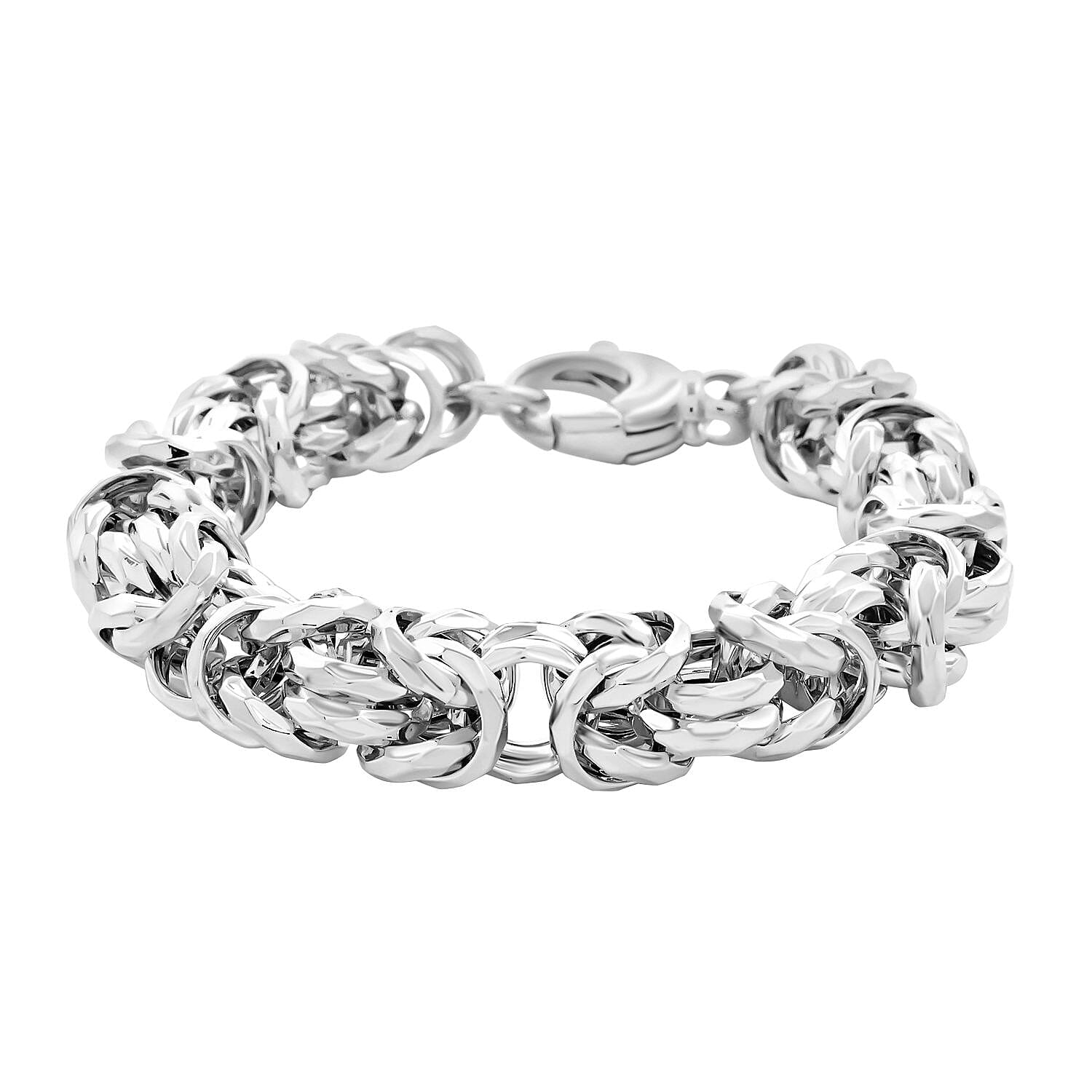 Sterling Silver Bracelet (7.50 In) (17.60 g)