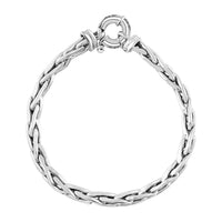 Sterling Silver Bracelet (7.50 In) (9.30 g)