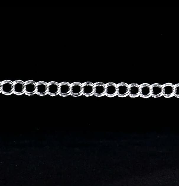 Fancy Link Necklace in Sterling Silver 21.5 Grams 20 Inches