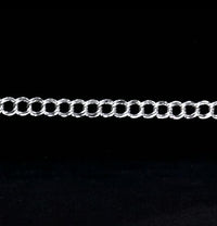 Fancy Link Necklace in Sterling Silver 21.5 Grams 20 Inches