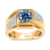 Blue Moissanite