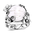 Bali Goddess Carved Bone Ring in Sterling Silver (Size 10.0) - Sticky add to cart bar