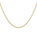 10K Yellow and White Gold 2.9mm Ice Chain Necklace 24 Inches 13 Grams - Sticky add to cart bar