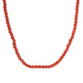 Coral 60.75 ctw Beaded Necklace in Stainless Steel 20 Inches - Sticky add to cart bar