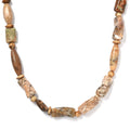 Picture Jasper 225.70 ctw Necklace in Platinum Bond 20 Inches - Sticky add to cart bar