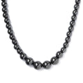 Hematite 491.90 ctw Beaded Necklace in Platinum Bond 20 Inches - Sticky add to cart bar