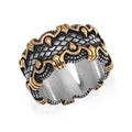 Band Ring in ION Plated YG and Stainless Steel (Size 10.0) - Sticky add to cart bar